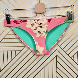 Triangl‎ Pink Floral Neoprene Bikini Bottom